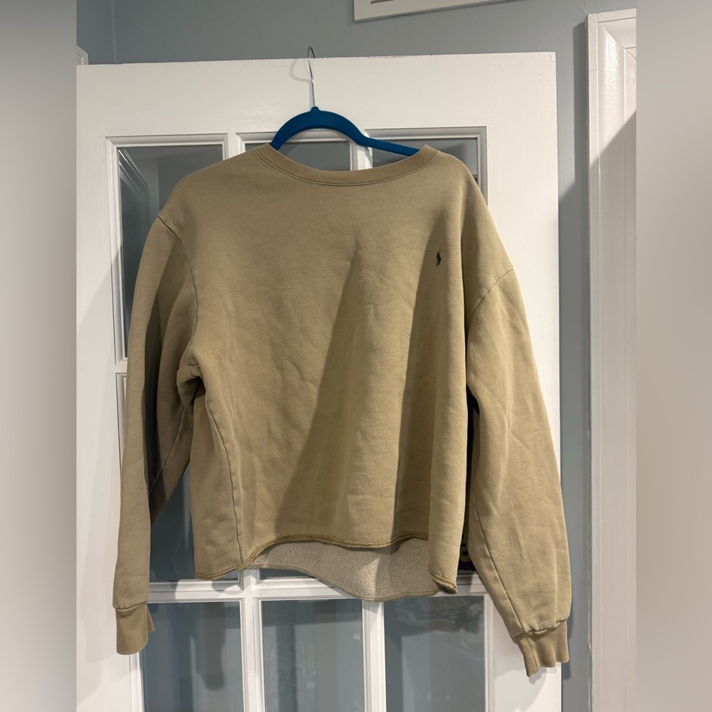 Polo Ralph Lauren Women’s Beige Crewneck Sweatshirt Medium